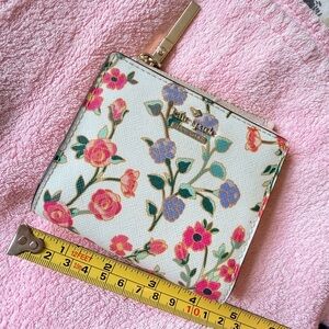 Kate Spade Floral Wallet - Pink, Purple, Green